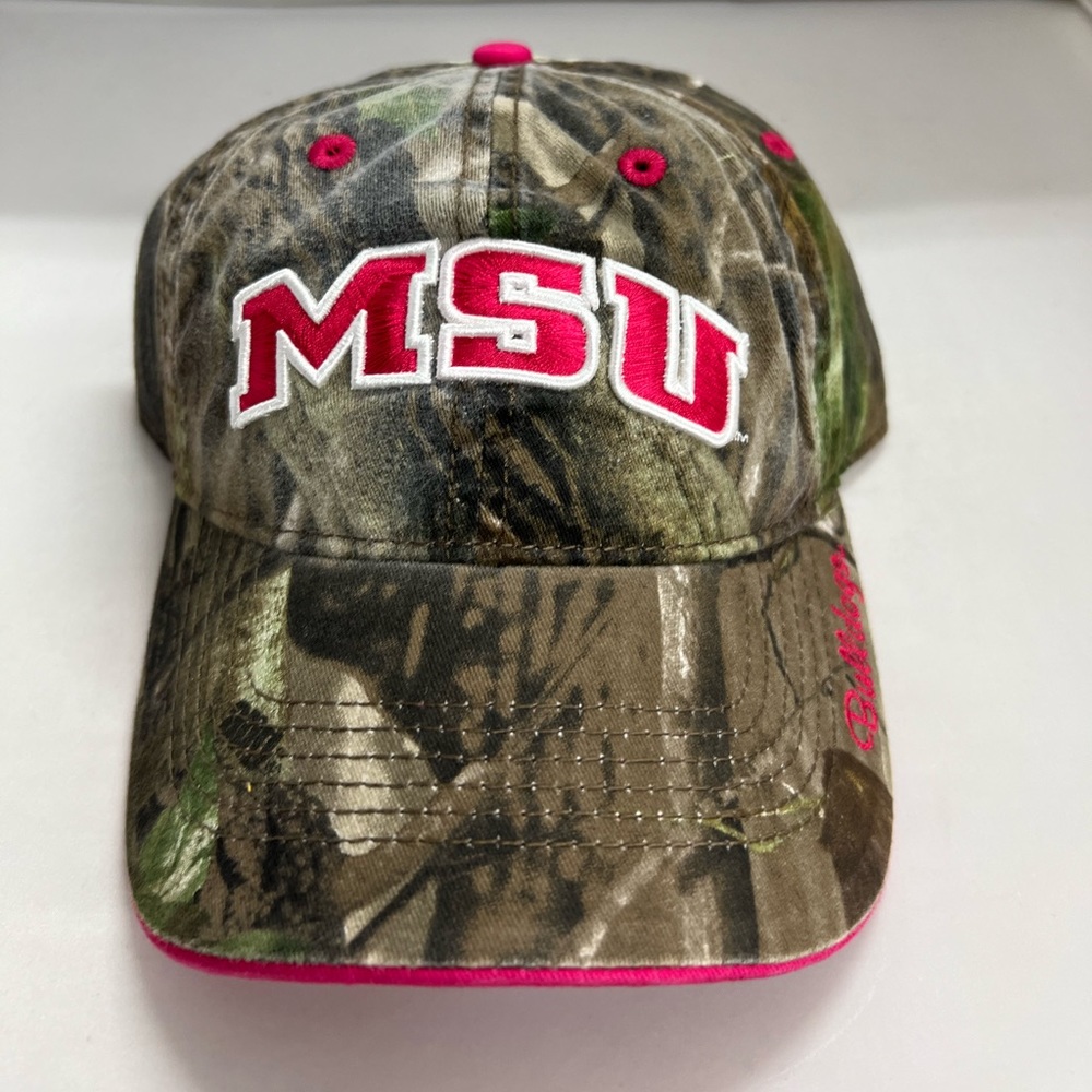 Women’s Official Licensed Mississippi State Bulldogs Camo/Pink Hat/Cap